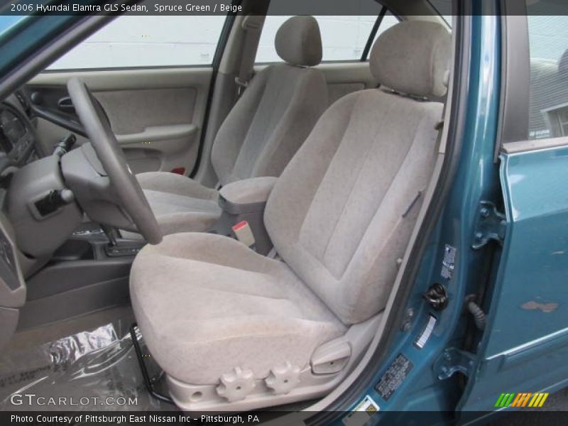 Spruce Green / Beige 2006 Hyundai Elantra GLS Sedan