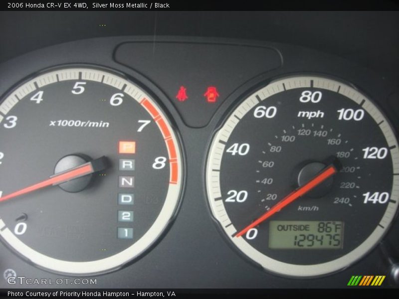 Silver Moss Metallic / Black 2006 Honda CR-V EX 4WD
