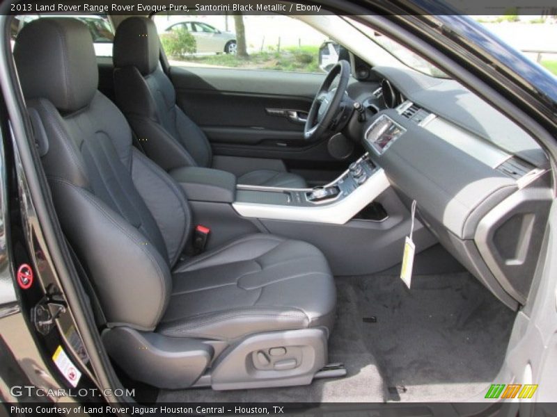 Front Seat of 2013 Range Rover Evoque Pure