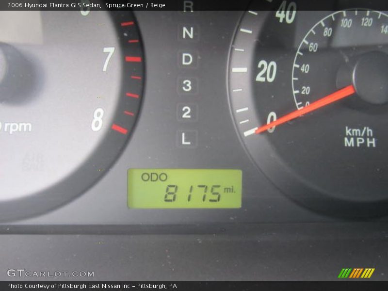 Spruce Green / Beige 2006 Hyundai Elantra GLS Sedan