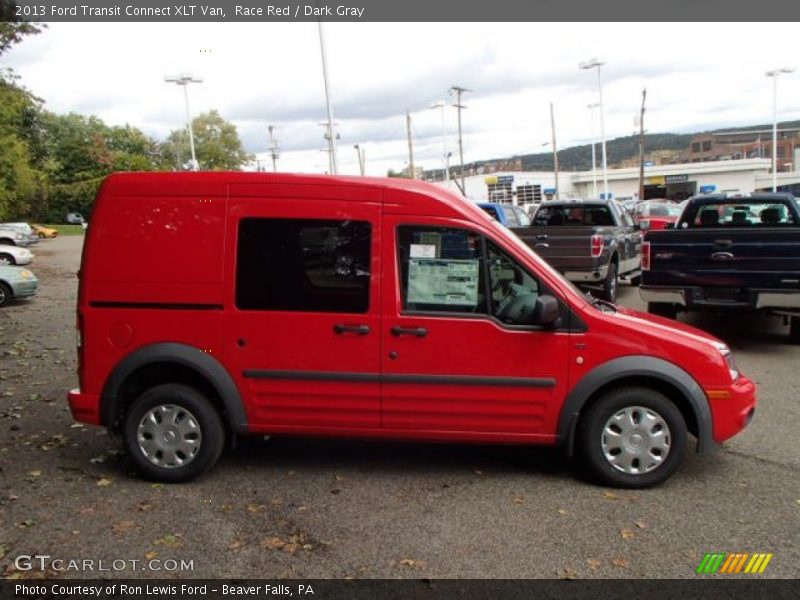 Race Red / Dark Gray 2013 Ford Transit Connect XLT Van