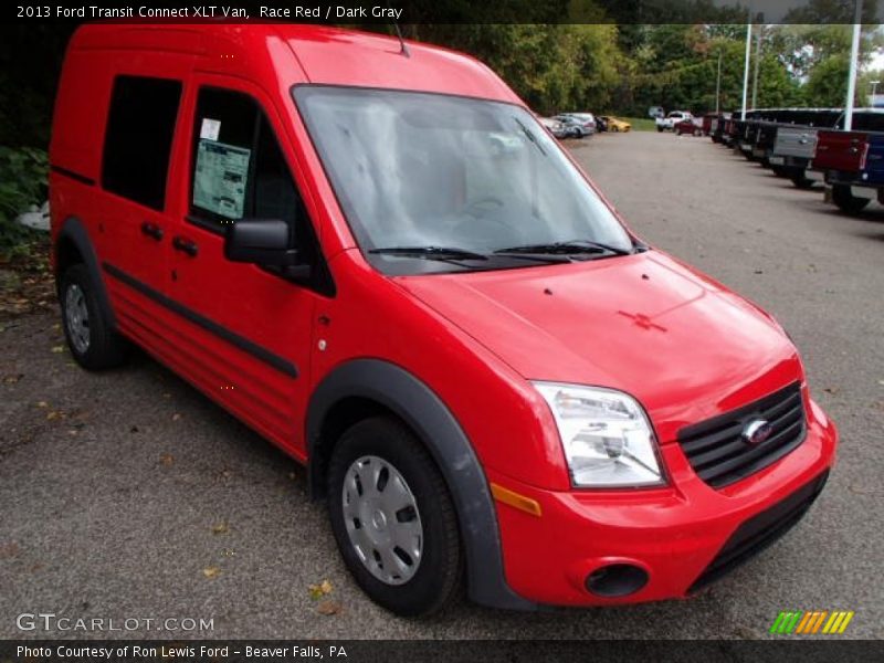 Race Red / Dark Gray 2013 Ford Transit Connect XLT Van