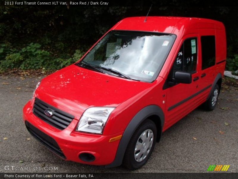 Race Red / Dark Gray 2013 Ford Transit Connect XLT Van