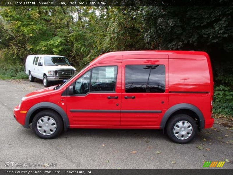 Race Red / Dark Gray 2013 Ford Transit Connect XLT Van
