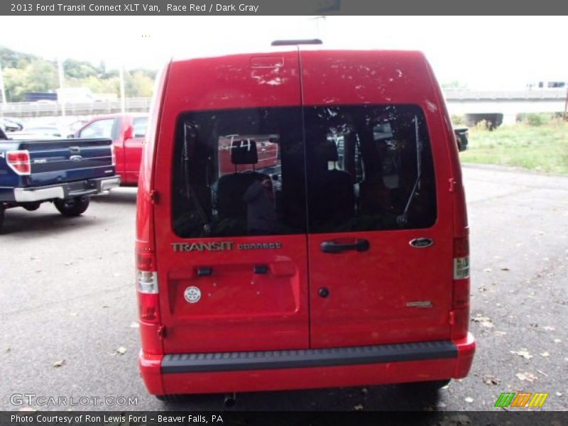 Race Red / Dark Gray 2013 Ford Transit Connect XLT Van