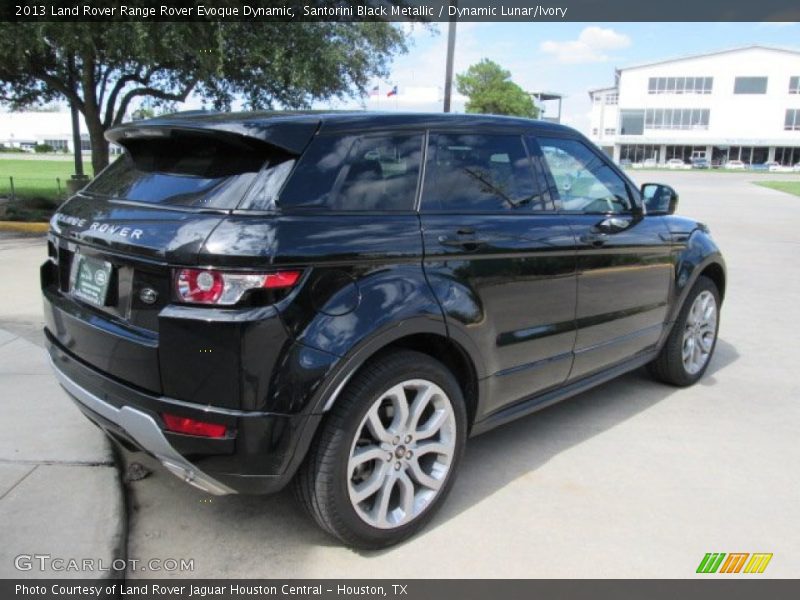 Santorini Black Metallic / Dynamic Lunar/Ivory 2013 Land Rover Range Rover Evoque Dynamic