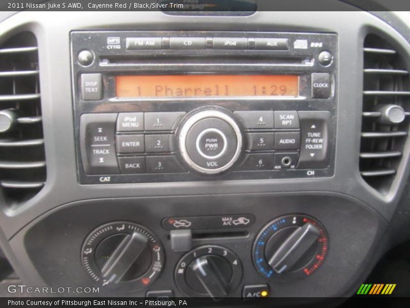 Cayenne Red / Black/Silver Trim 2011 Nissan Juke S AWD