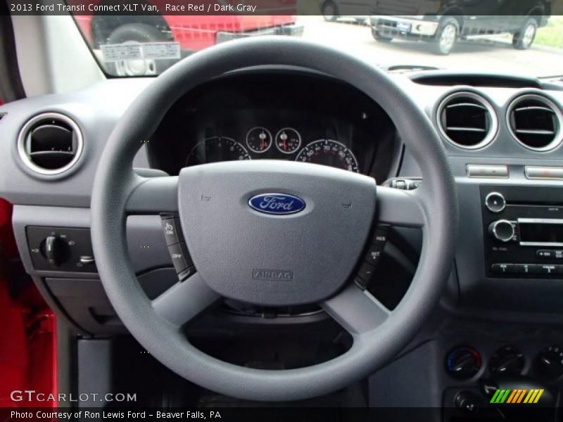 Race Red / Dark Gray 2013 Ford Transit Connect XLT Van