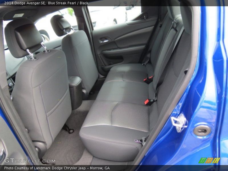 Blue Streak Pearl / Black 2014 Dodge Avenger SE