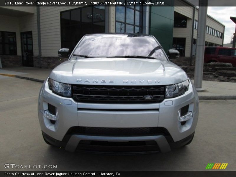 Indus Silver Metallic / Dynamic Ebony/Cirrus 2013 Land Rover Range Rover Evoque Dynamic