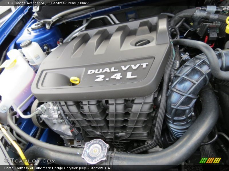 Blue Streak Pearl / Black 2014 Dodge Avenger SE
