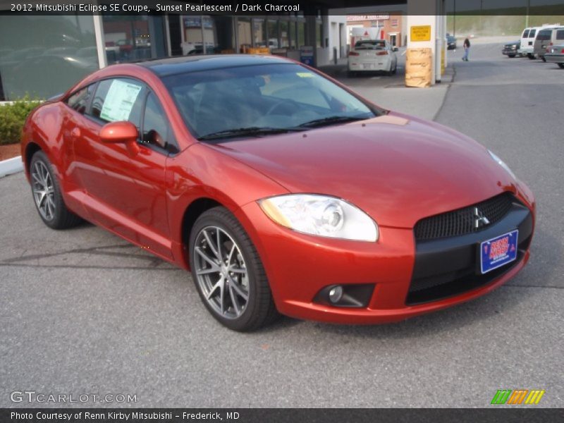 Sunset Pearlescent / Dark Charcoal 2012 Mitsubishi Eclipse SE Coupe