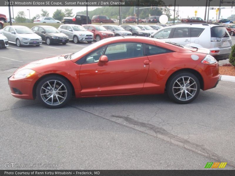 Sunset Pearlescent / Dark Charcoal 2012 Mitsubishi Eclipse SE Coupe