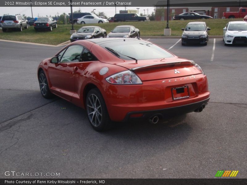 Sunset Pearlescent / Dark Charcoal 2012 Mitsubishi Eclipse SE Coupe