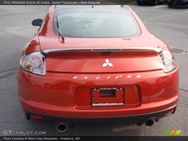 Sunset Pearlescent / Dark Charcoal 2012 Mitsubishi Eclipse SE Coupe