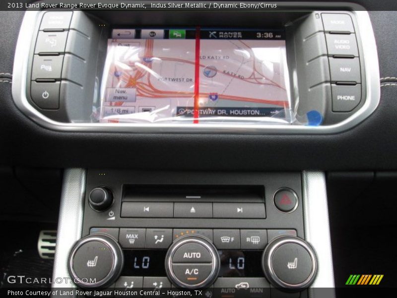Controls of 2013 Range Rover Evoque Dynamic