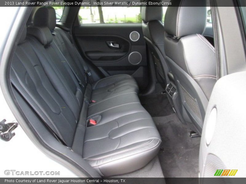 Rear Seat of 2013 Range Rover Evoque Dynamic