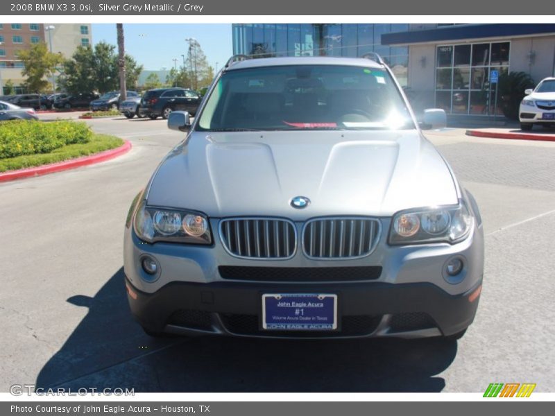 Silver Grey Metallic / Grey 2008 BMW X3 3.0si