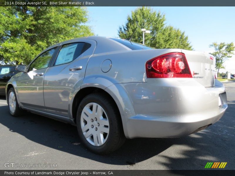 Billet Silver Metallic / Black 2014 Dodge Avenger SE