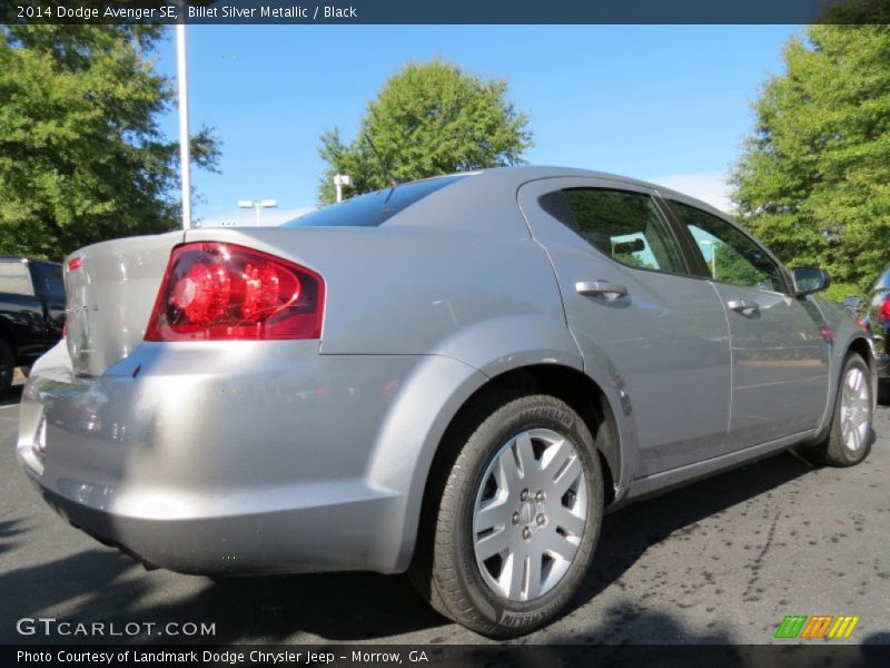 Billet Silver Metallic / Black 2014 Dodge Avenger SE