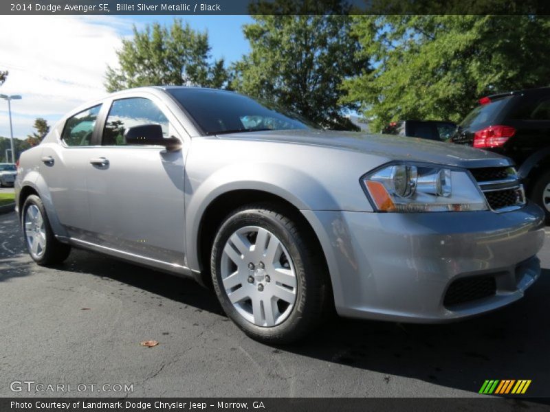 Billet Silver Metallic / Black 2014 Dodge Avenger SE