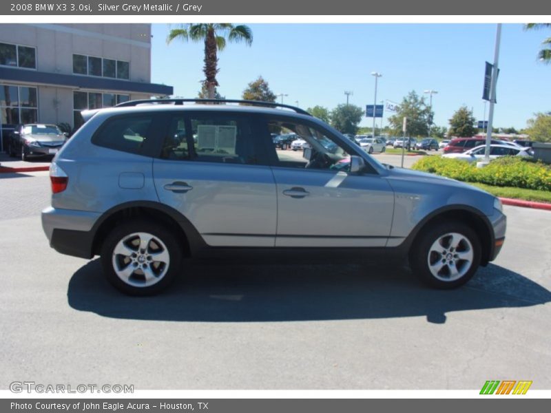 Silver Grey Metallic / Grey 2008 BMW X3 3.0si