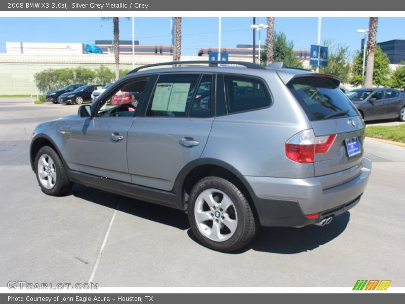 Silver Grey Metallic / Grey 2008 BMW X3 3.0si