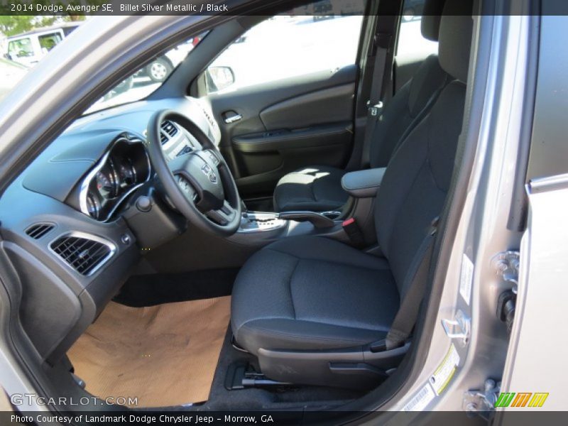 Billet Silver Metallic / Black 2014 Dodge Avenger SE