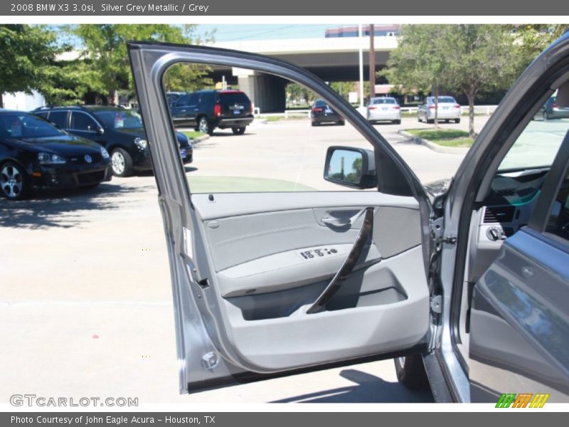 Silver Grey Metallic / Grey 2008 BMW X3 3.0si