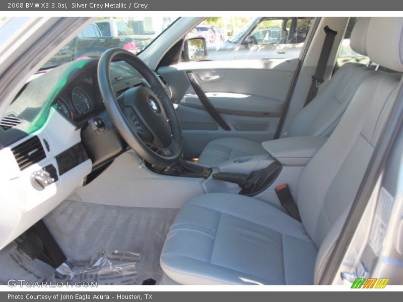 Silver Grey Metallic / Grey 2008 BMW X3 3.0si