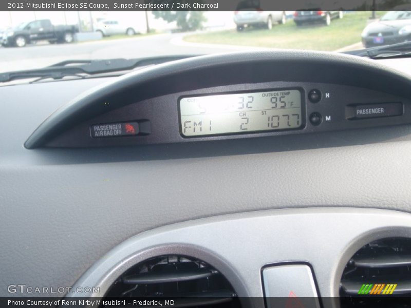 Sunset Pearlescent / Dark Charcoal 2012 Mitsubishi Eclipse SE Coupe