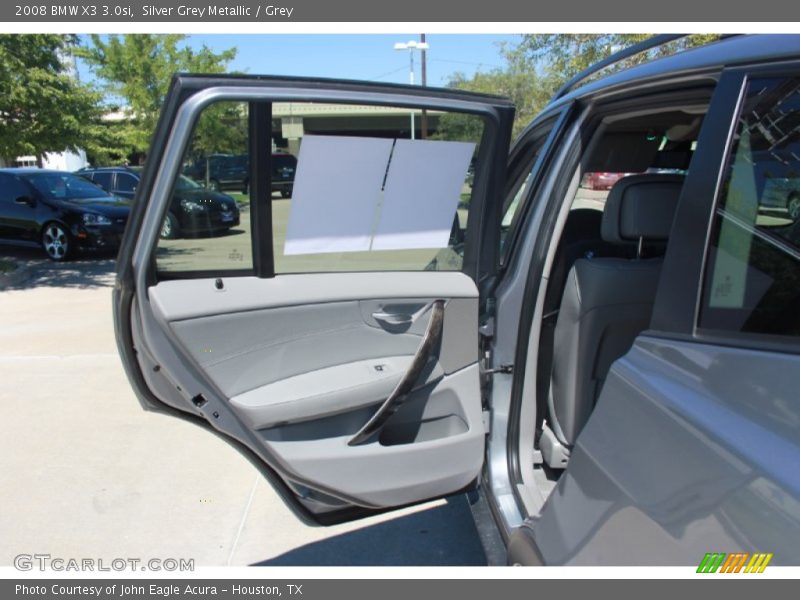 Silver Grey Metallic / Grey 2008 BMW X3 3.0si