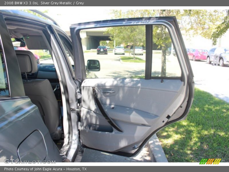 Silver Grey Metallic / Grey 2008 BMW X3 3.0si