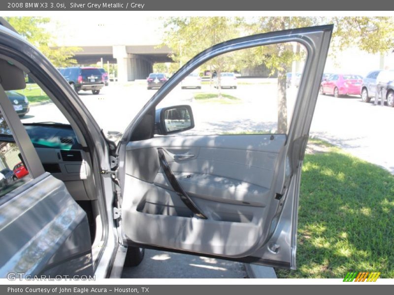 Silver Grey Metallic / Grey 2008 BMW X3 3.0si