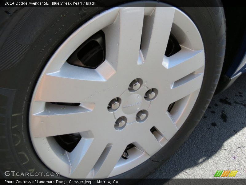 Blue Streak Pearl / Black 2014 Dodge Avenger SE