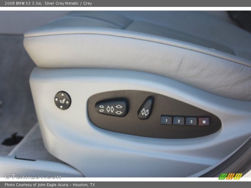 Silver Grey Metallic / Grey 2008 BMW X3 3.0si