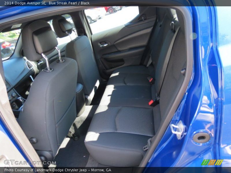 Blue Streak Pearl / Black 2014 Dodge Avenger SE