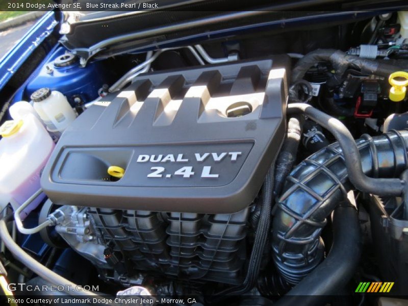 Blue Streak Pearl / Black 2014 Dodge Avenger SE