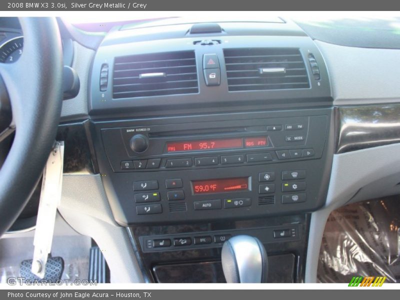 Silver Grey Metallic / Grey 2008 BMW X3 3.0si