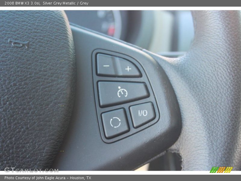 Silver Grey Metallic / Grey 2008 BMW X3 3.0si
