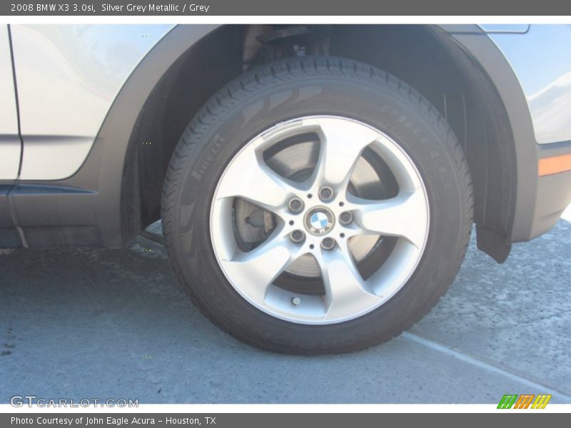 Silver Grey Metallic / Grey 2008 BMW X3 3.0si