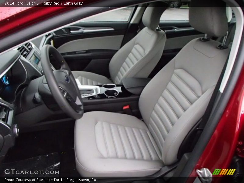  2014 Fusion S Earth Gray Interior