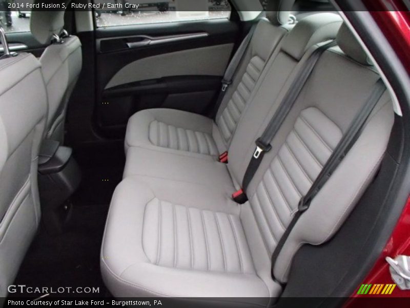 Rear Seat of 2014 Fusion S