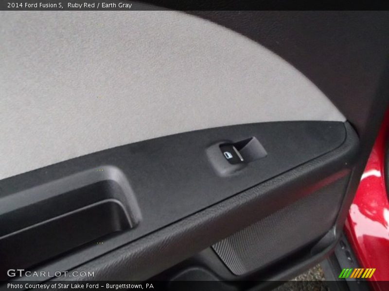 Ruby Red / Earth Gray 2014 Ford Fusion S