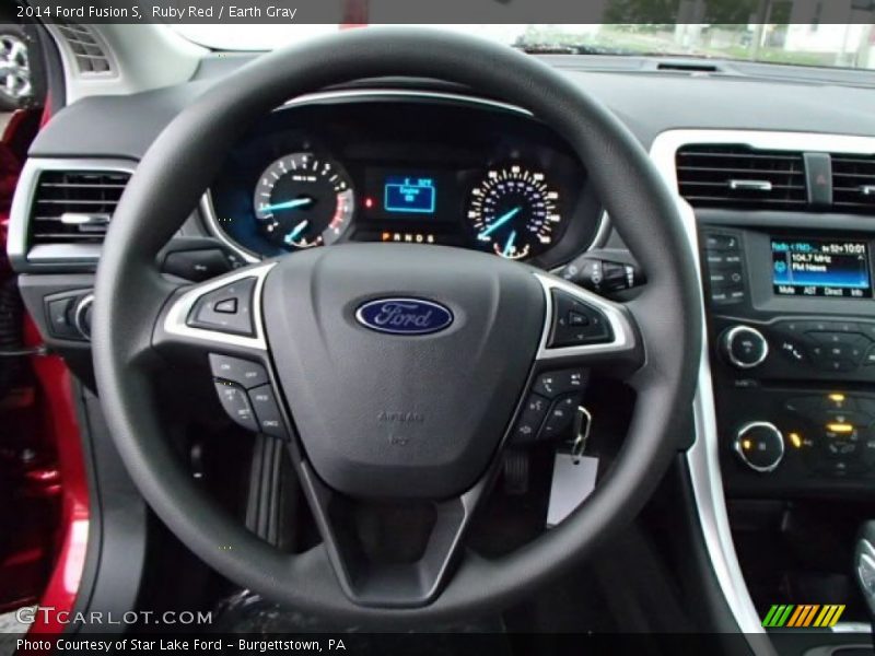  2014 Fusion S Steering Wheel