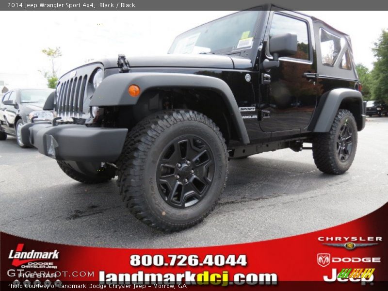 Black / Black 2014 Jeep Wrangler Sport 4x4