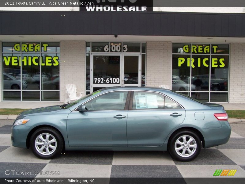 Aloe Green Metallic / Ash 2011 Toyota Camry LE
