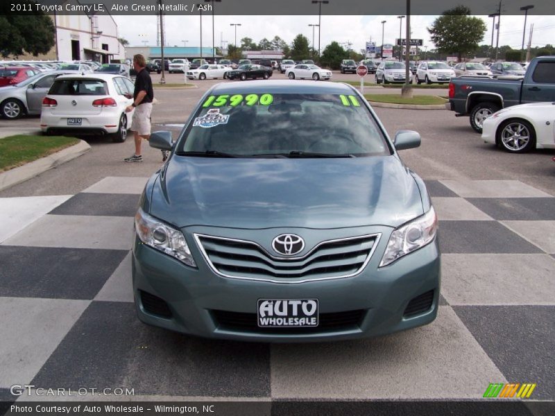 Aloe Green Metallic / Ash 2011 Toyota Camry LE