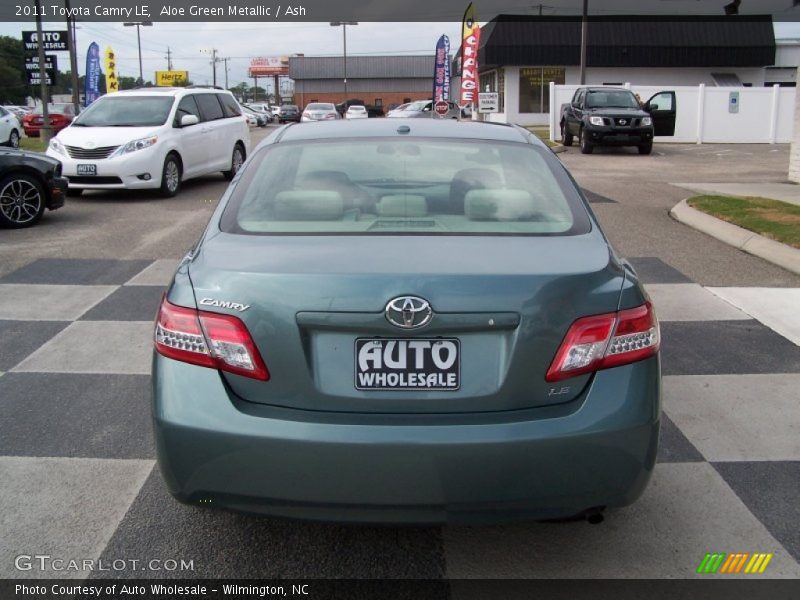 Aloe Green Metallic / Ash 2011 Toyota Camry LE