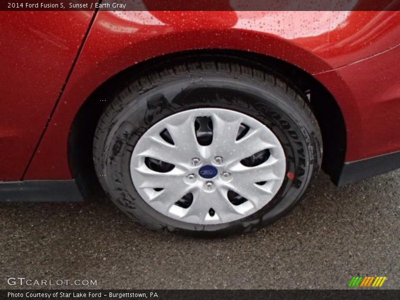 Sunset / Earth Gray 2014 Ford Fusion S